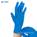 Examen bleu médical gants jetables en nitrile